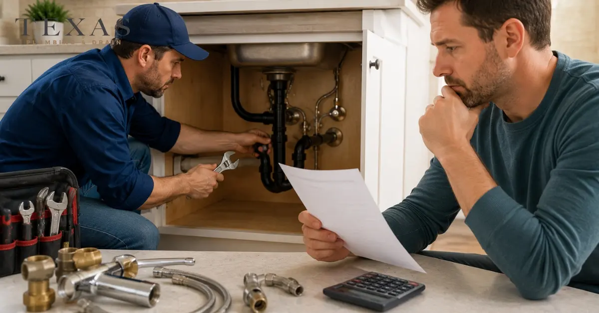 How Much Does a Plumber Cost in Aledo TX - 2026 Cost Guide